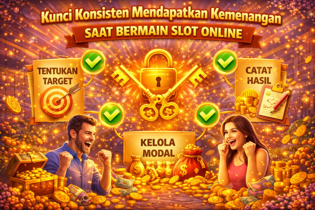 Kunci Konsisten Mendapatkan Kemenangan Saat Bermain Slot Online